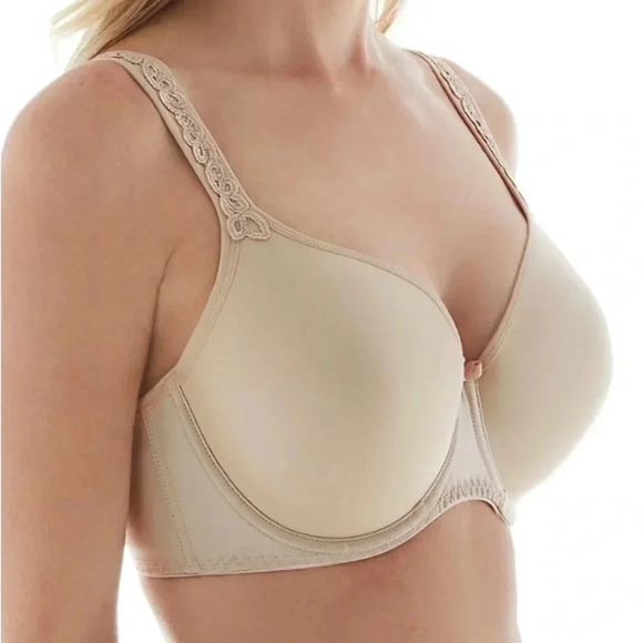 Fitfully Yours 44G Zora Moulded Bra B1212 Fawn New NWT PADDED Underwire Beige - Picture 1 of 12